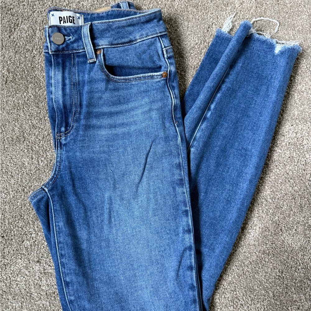 PAIGE Women's Denim Blue Skinny Jeans